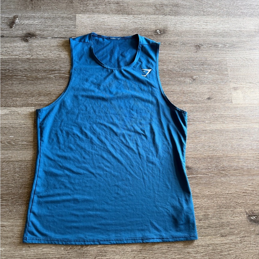 Gymshark Teal Muscle Tee